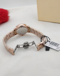 DW Ladies Stainless Steel Butterfly Watch – Elegant silver watch with butterfly motif, Japan quartz movement, and premium stainless steel bracelet – perfect for formal and casual wear.